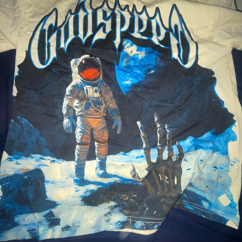 god speed Cream Tee